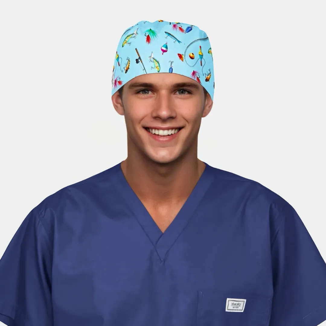 Angling - Men's Surgical Scrub Caps