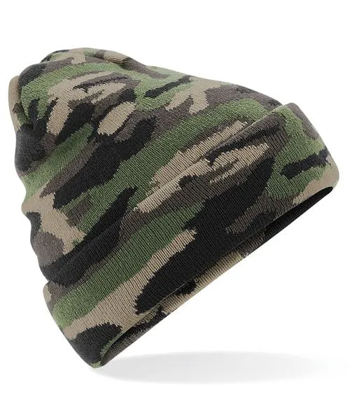 BC419-CAMO BEANIE HAT