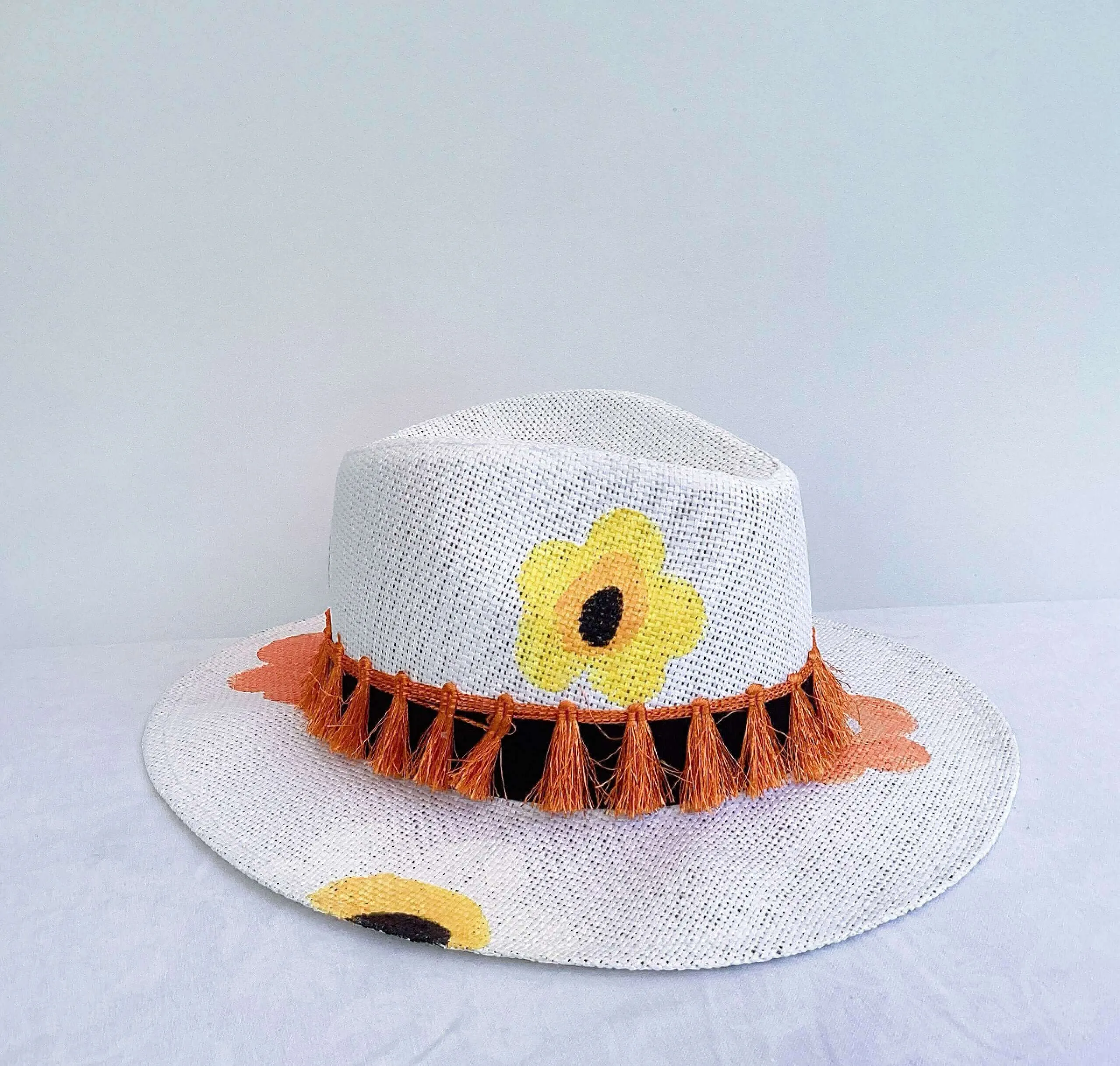 Boho Collection - Orange Blossom Panama Hat