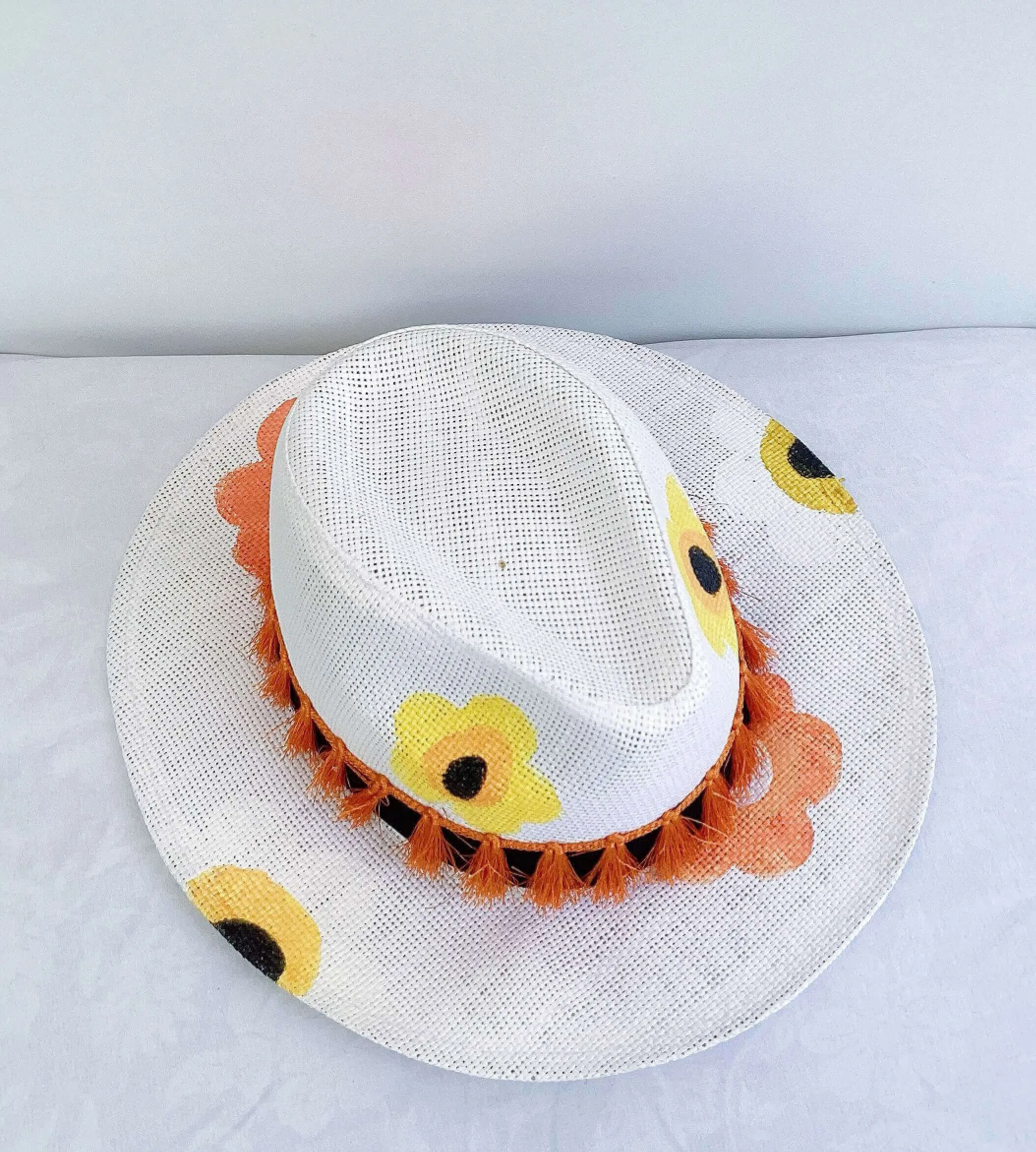 Boho Collection - Orange Blossom Panama Hat