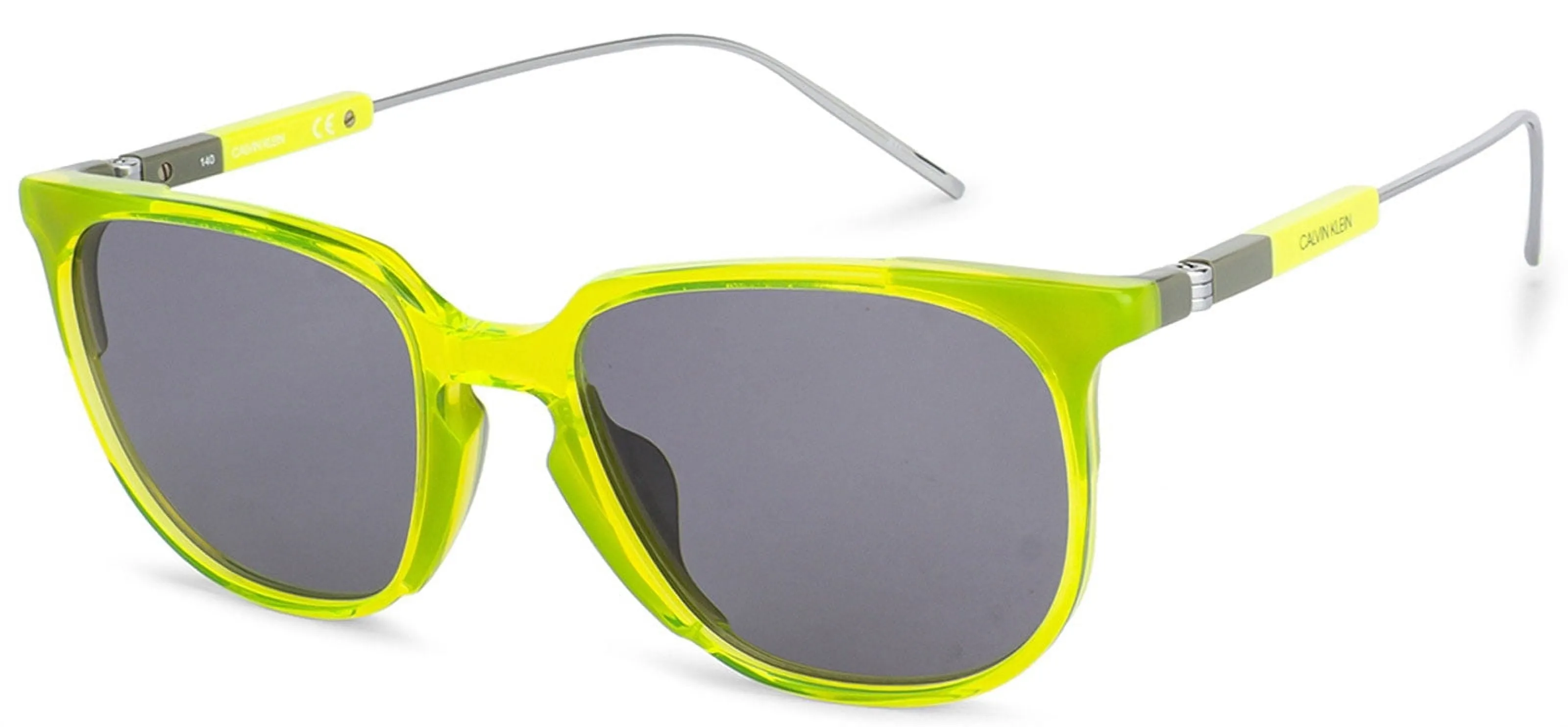 Calvin Klein Men's 56mm Crystal Neon Yellow Sunglasses CK19700S-756