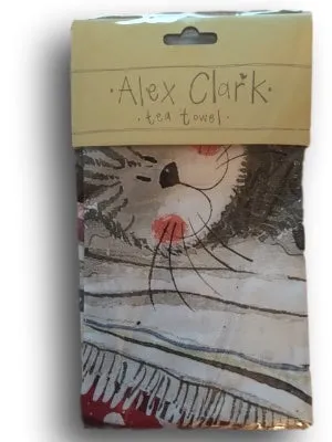 Cat Laundry Basket Double Oven Gloves, Apron and Tea Towel by Alex Clark - Gift Set