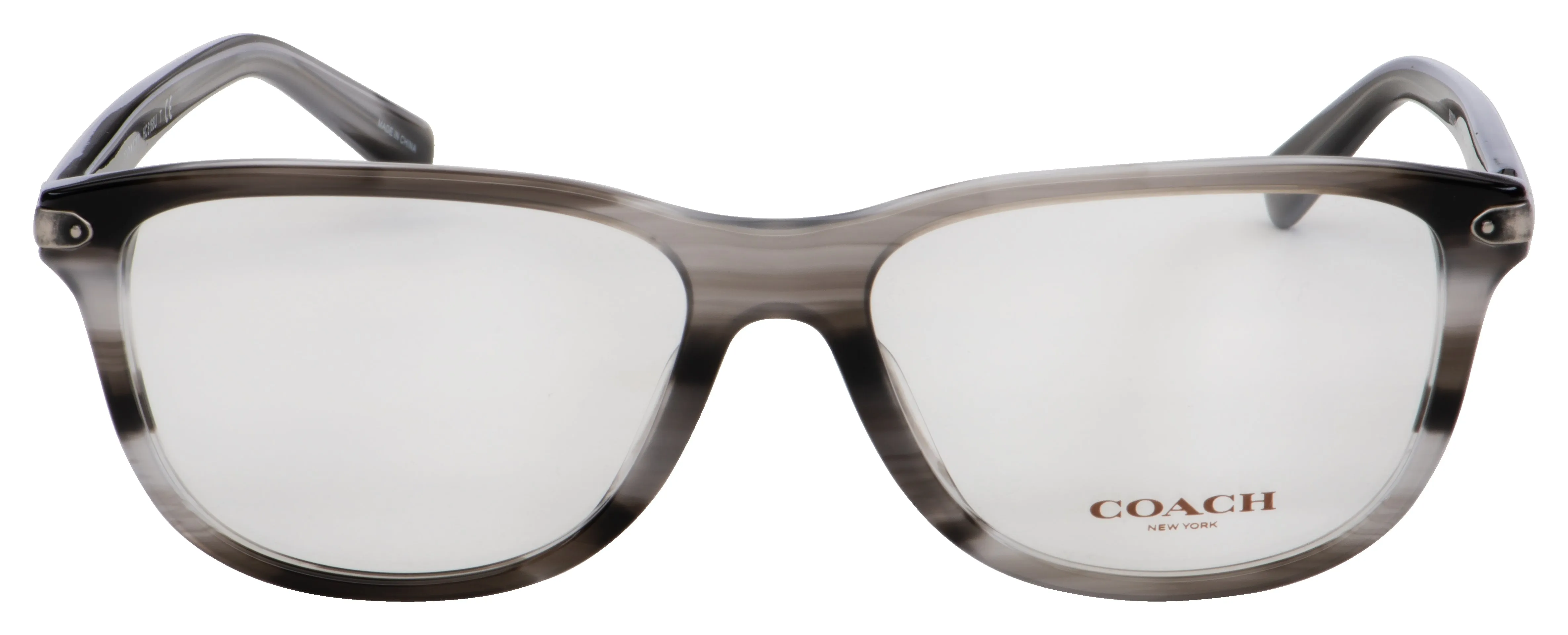 Coach Unisex HC6168U-5633-56 Fashion 56mm Shiny Grey Horn Opticals