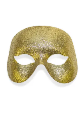 Cocktail Gold Glitter Eye Mask