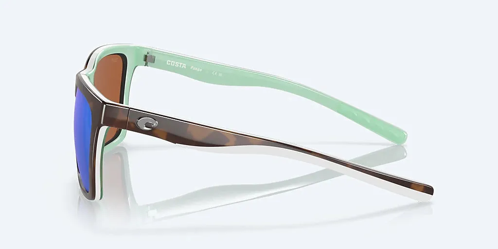 COSTA | Panga Polarized Sunglasses | Shiny Tortoise/White/Seafoam Crystal