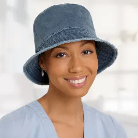 Distressed Cotton Bucket Hat