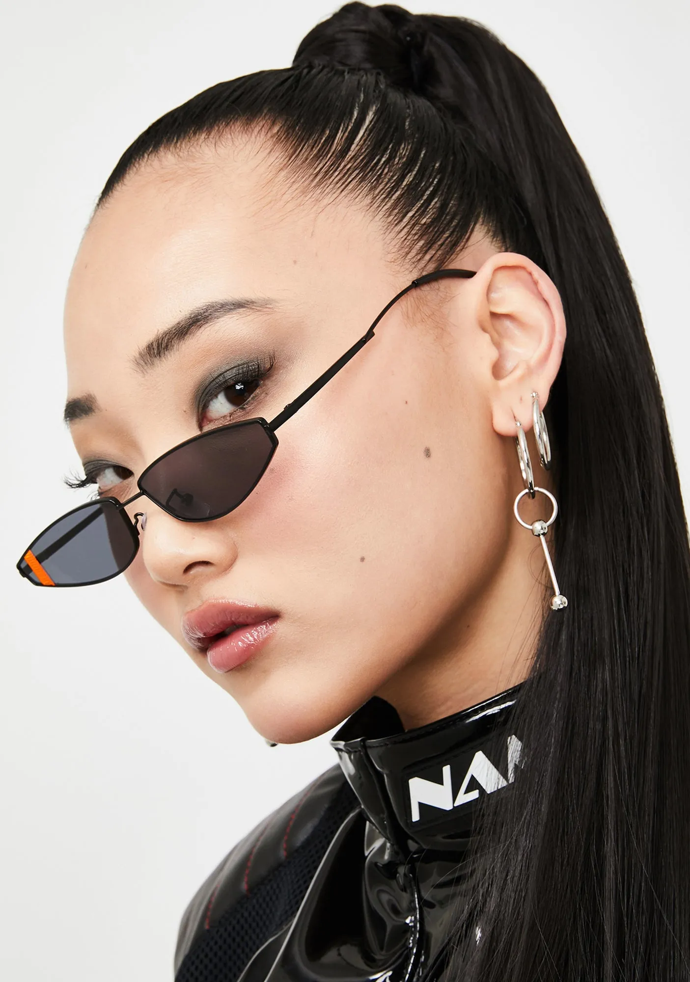 Earn Your Stripes Cat Eye Sunglasses