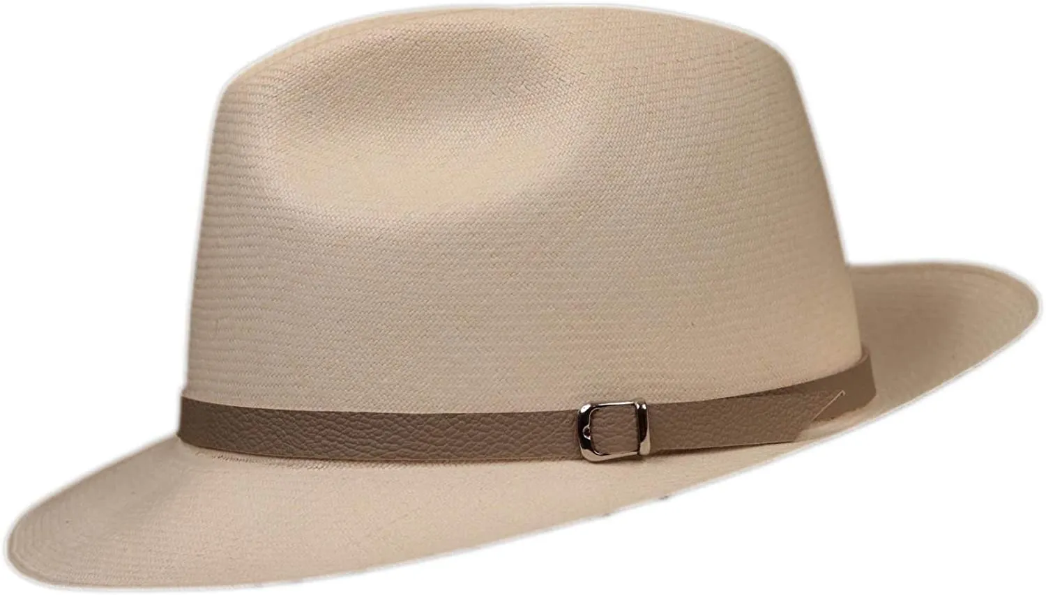 Embossed Patterned Leather Panama Hat Band (Band Only)