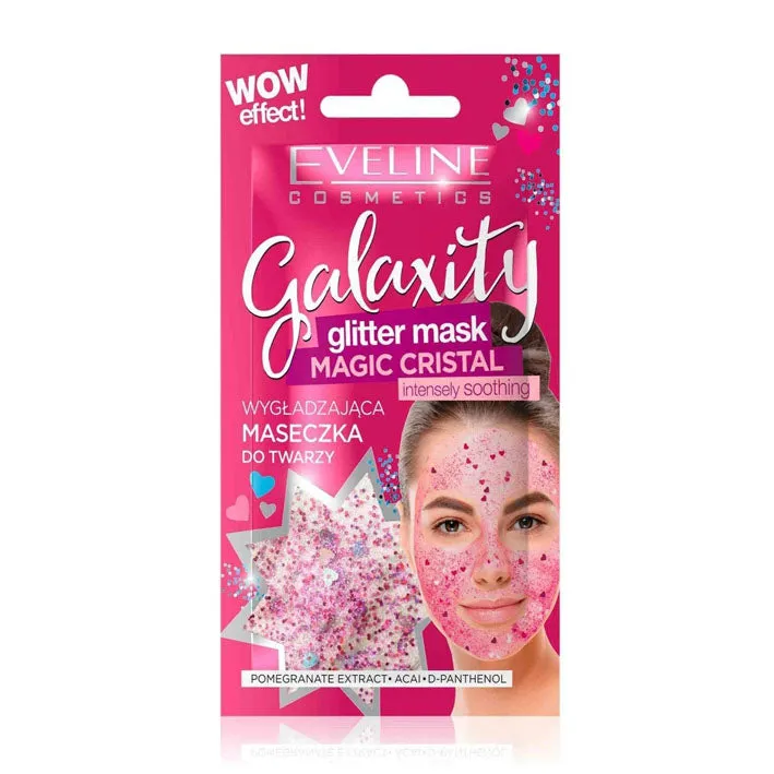 Eveline Glitter Mask Pink 10Ml