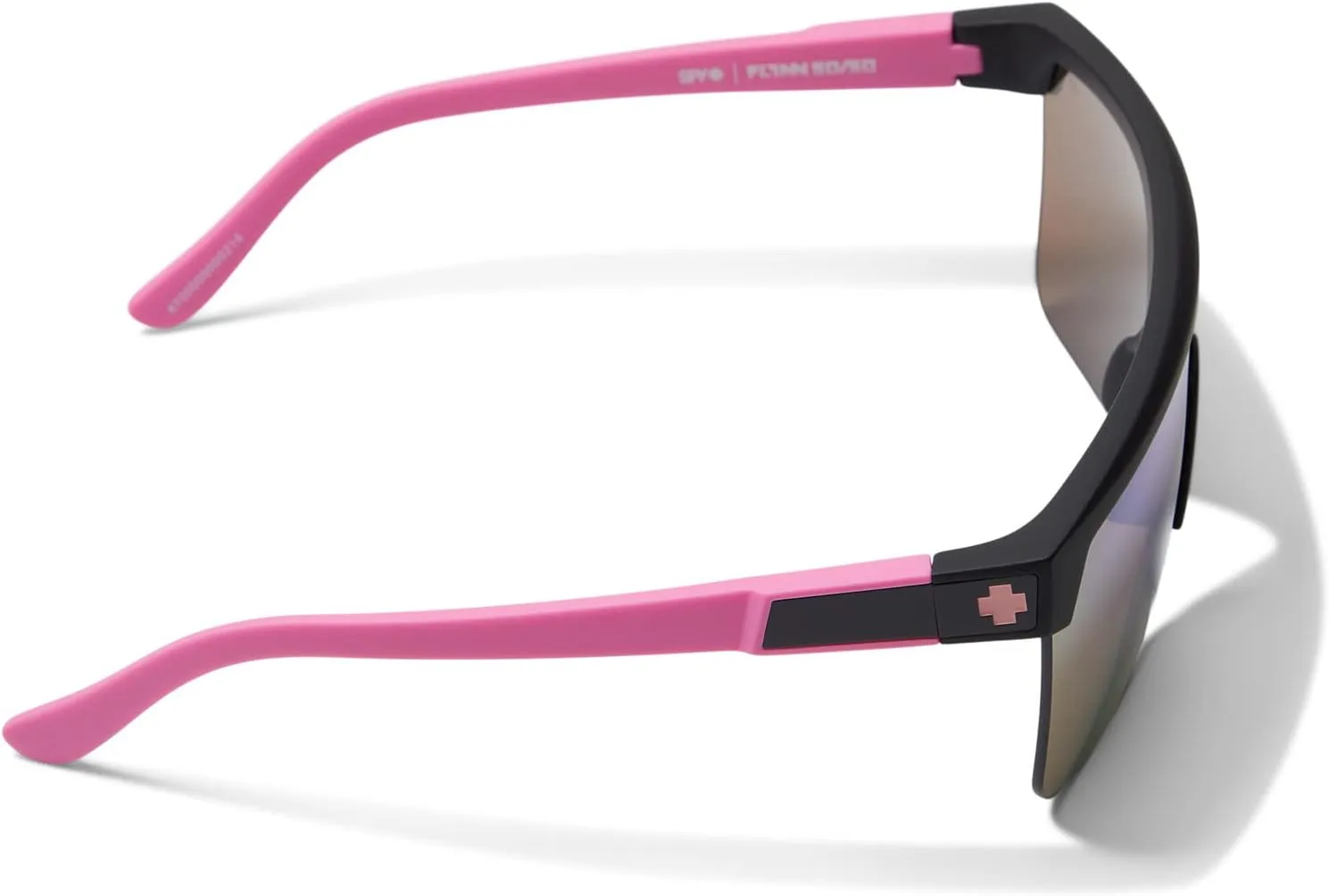 Flynn 5050 Spy Optic Sunglasses, Matte Black Matte Neon Pink/Happy Gray Green Light Green Mirror