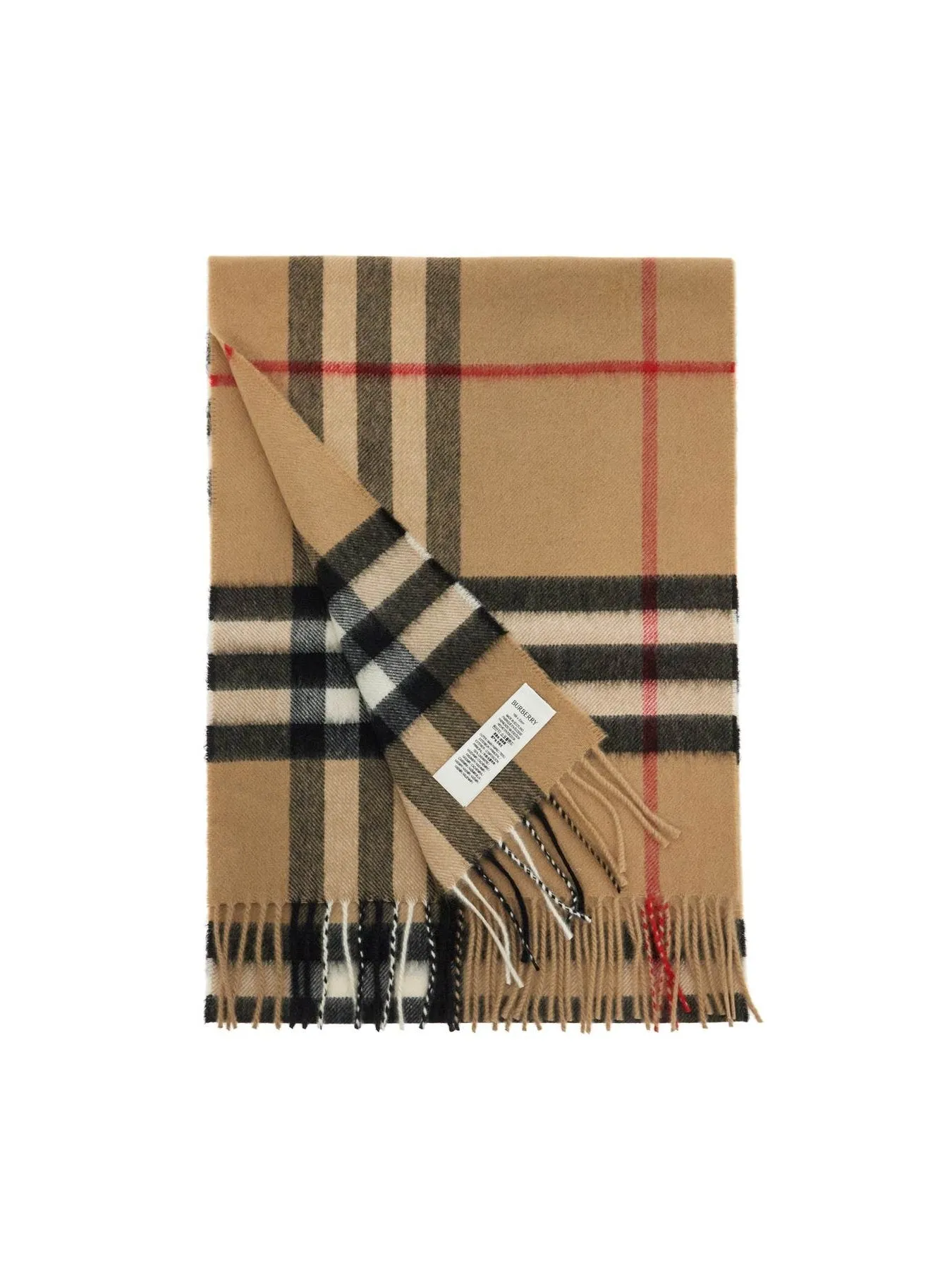 Giant Check Cashmere Scarf