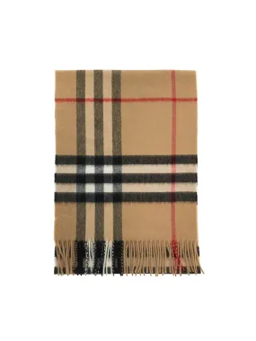 Giant Check Cashmere Scarf