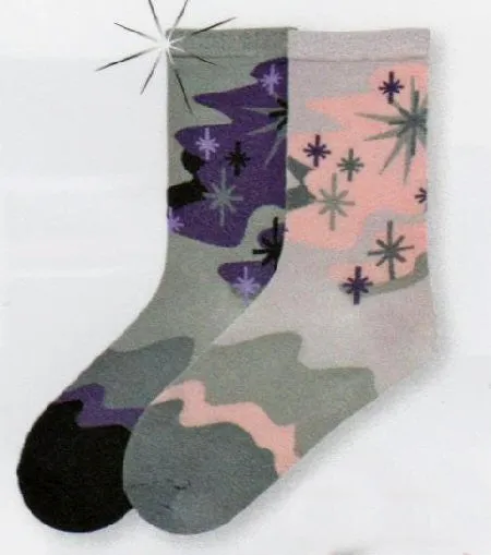 K Bell Cosmic Dust Crew Sock