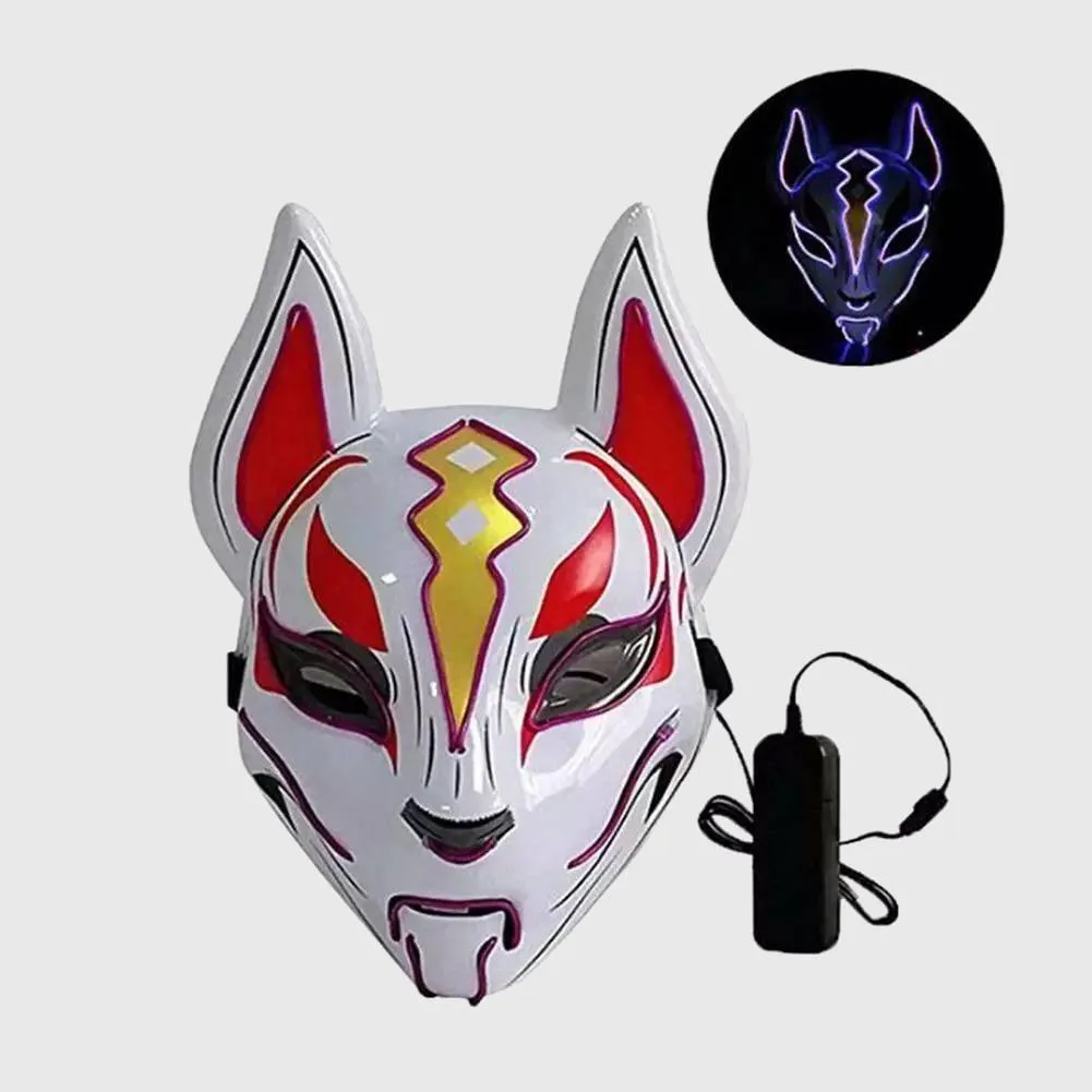 Kitsune Fox Spirit EL Mask