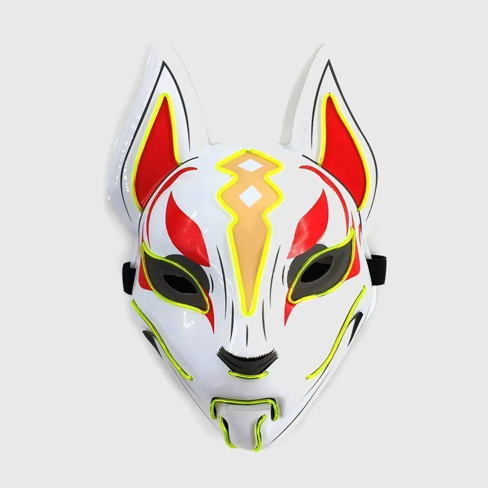 Kitsune Fox Spirit EL Mask