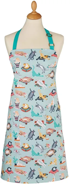 Kitty Cats Green Apron