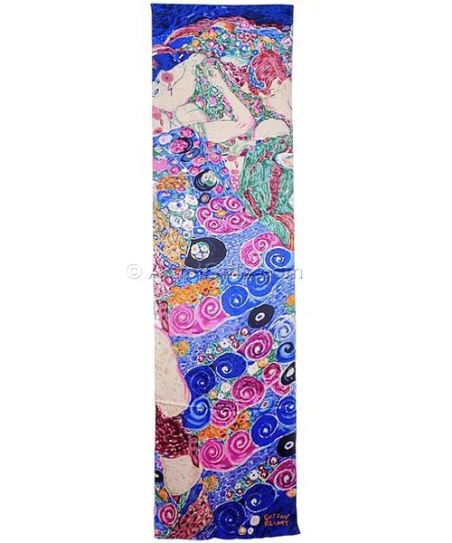 Klimt Silk Scarf The Virgins