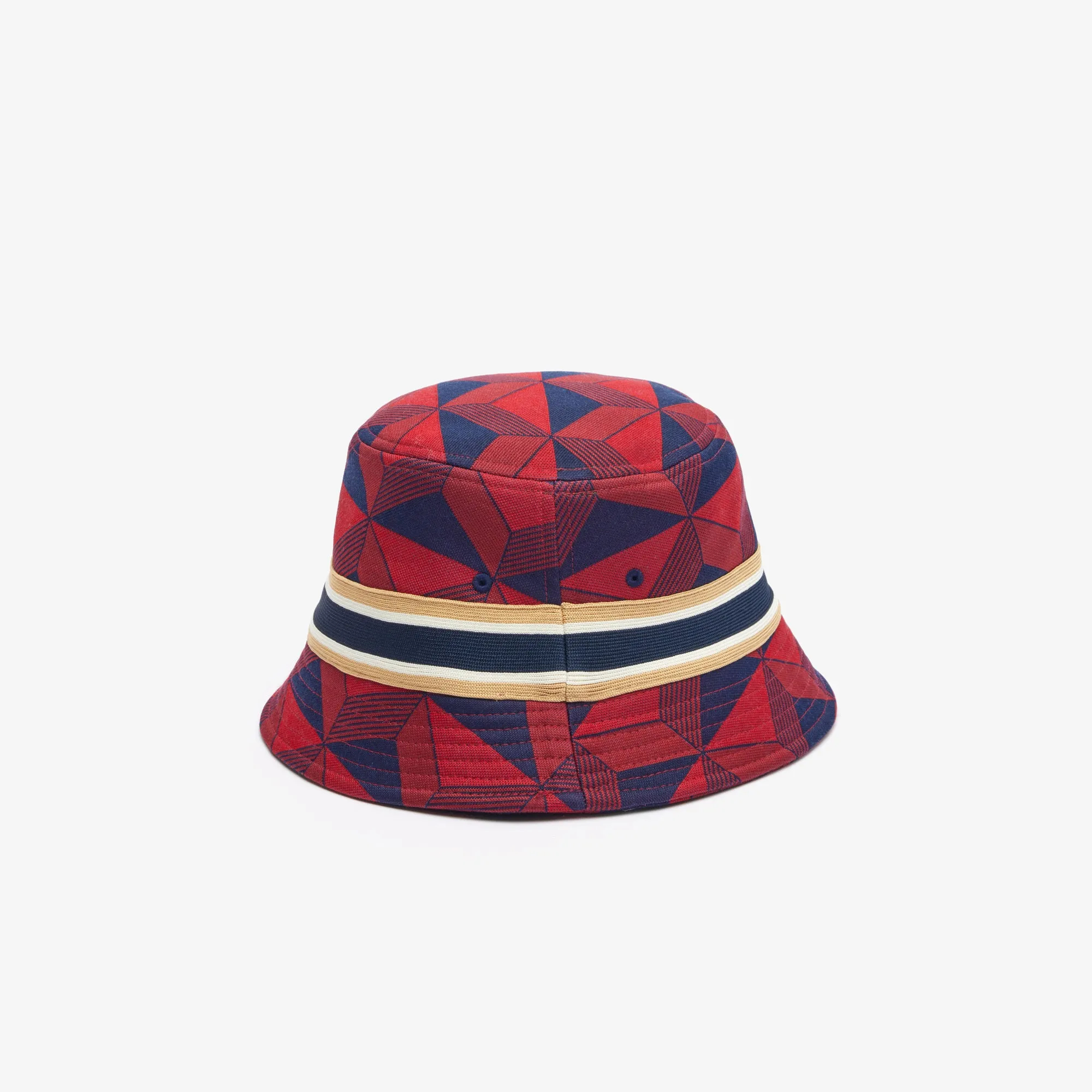 Lacoste Interlock Jacquard Patterned Bucket Hat