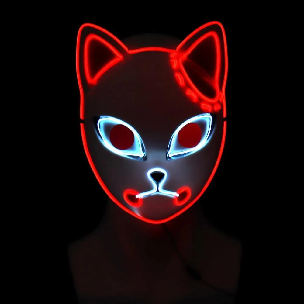 Masks LED Cosplay Demon Slayer (Variants Available)