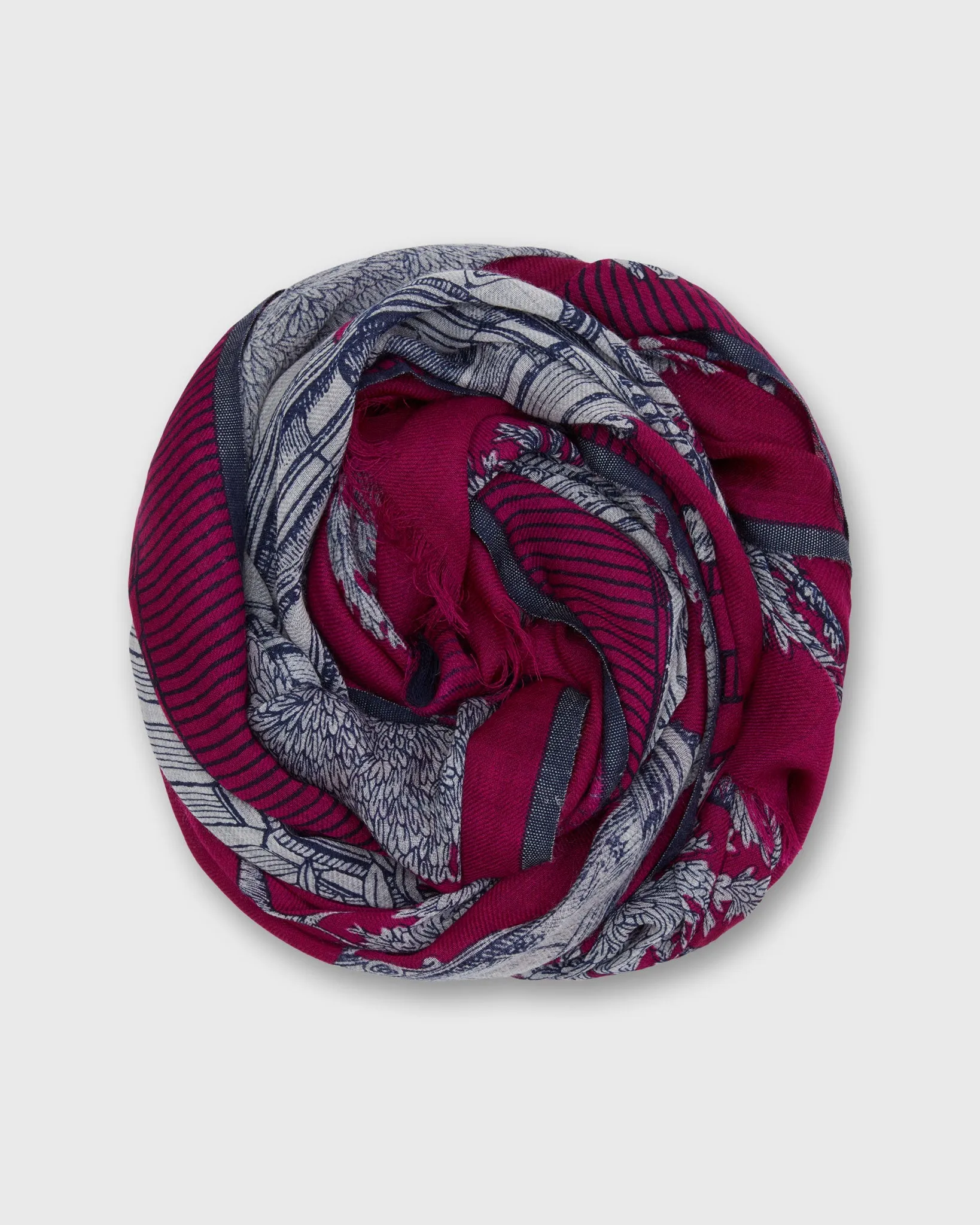 Mirage Scarf in Fuchsia