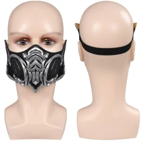 Mortal Kombat 1 Sub-Zero Flashy Latex Masquerade Masks Party Carnival Halloween Cosplay Costume Props