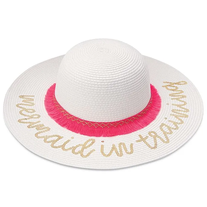 Mud Pie Mermaid Hats in Blue, Pink or White