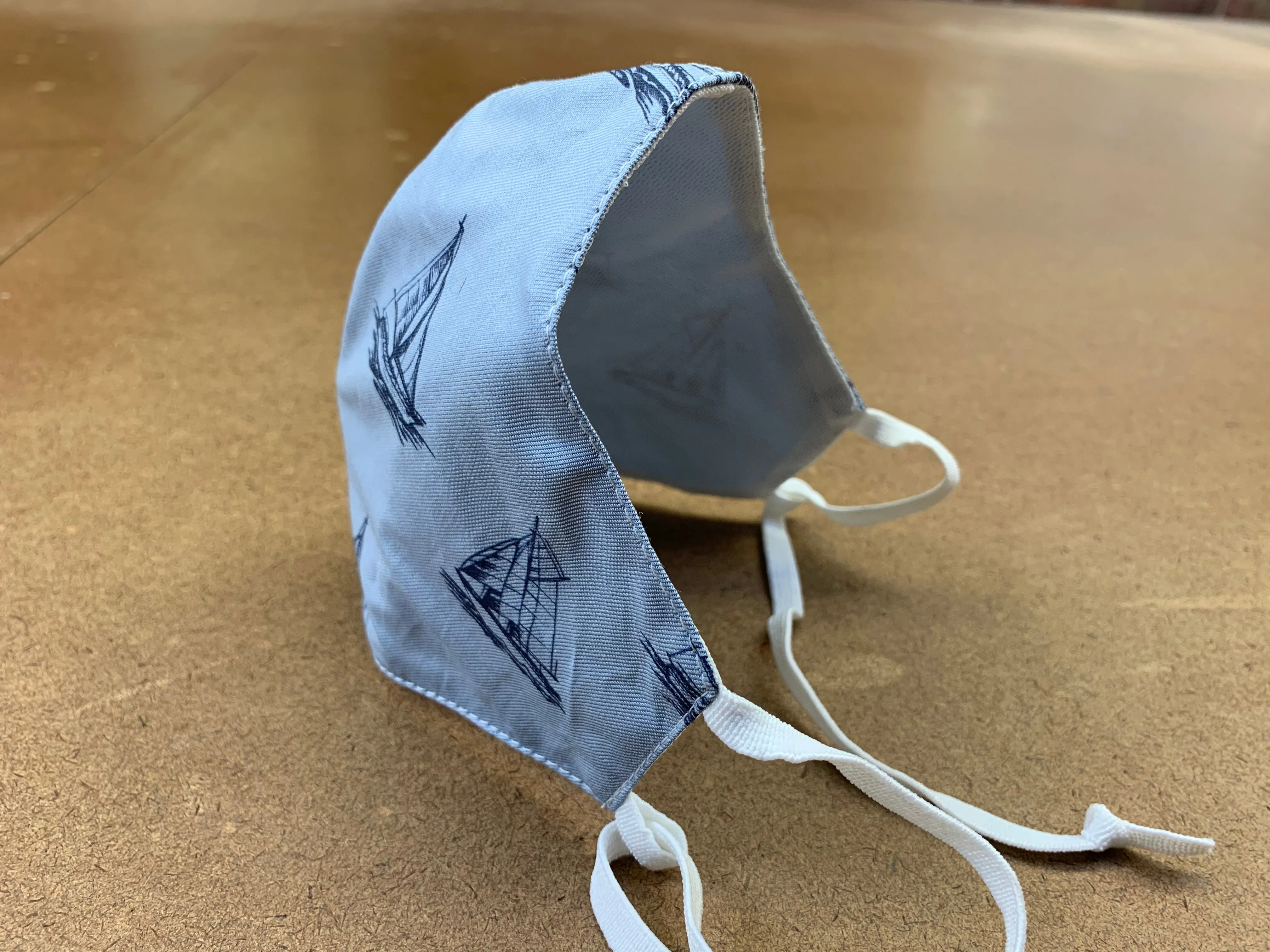 NoVirGuard™ Mask - Boats Blue Chambray