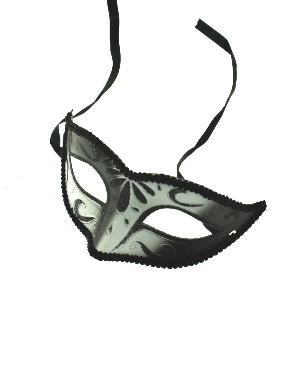 Shaded Glitter Patterned Mask