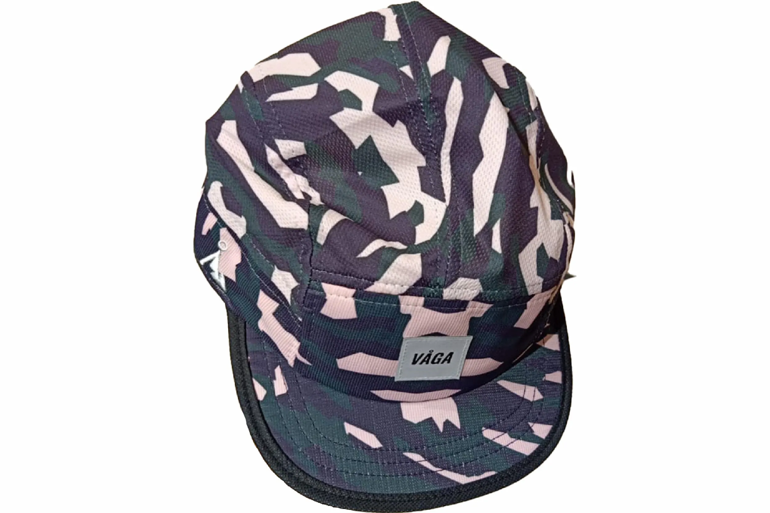 VAGA Patterned Cap - Black/Khaki Green/Pink