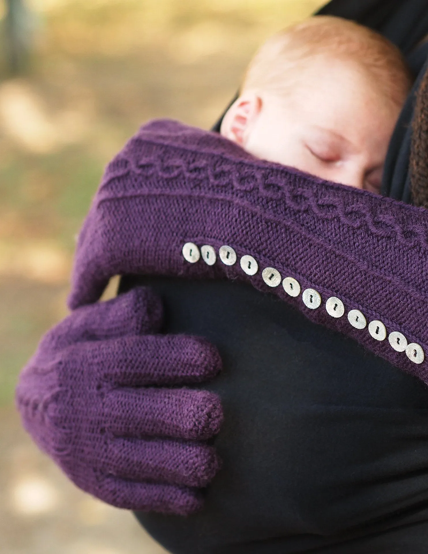 Vintage Button Gloves