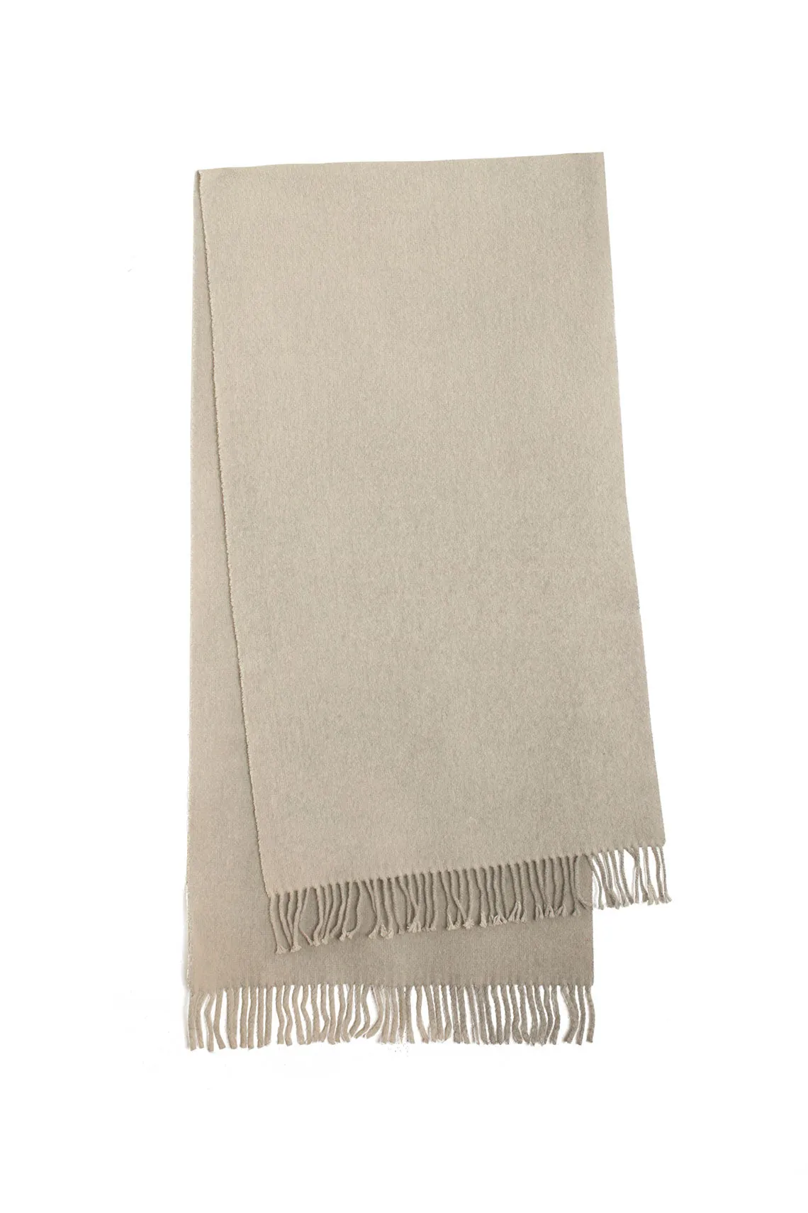 Virgin Wool Grey Scarf