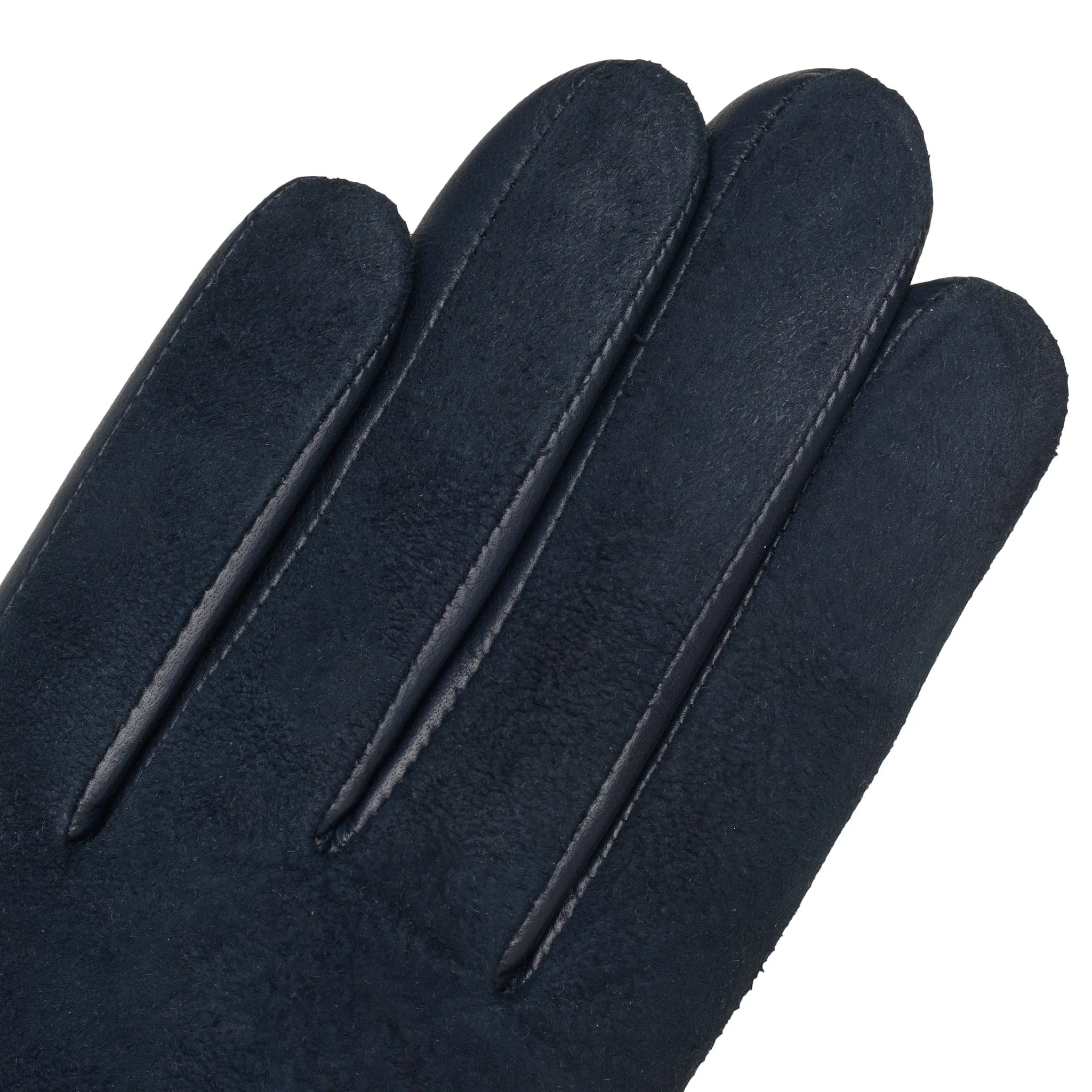 Vittoria Blue Navy Leather Gloves