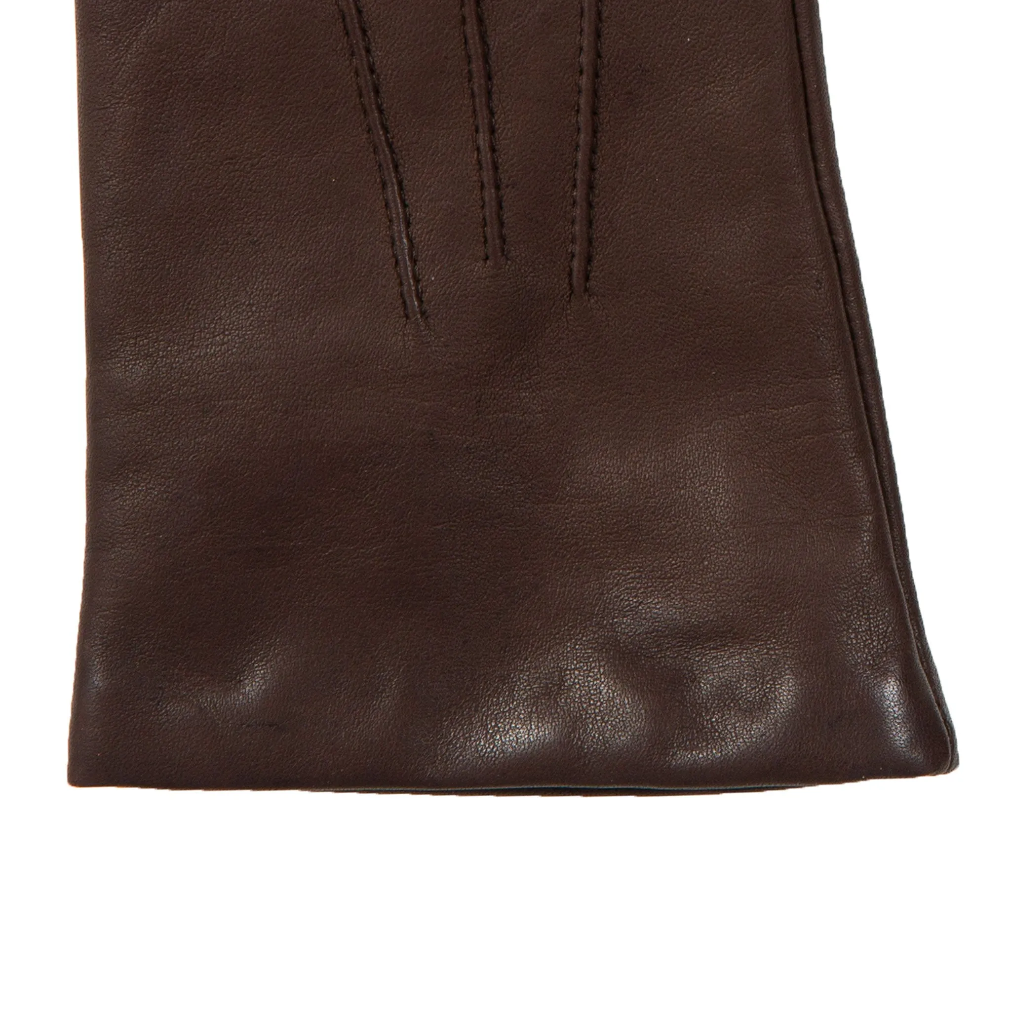 Women's Three-Point Cashmere-Lined Leather Gloves