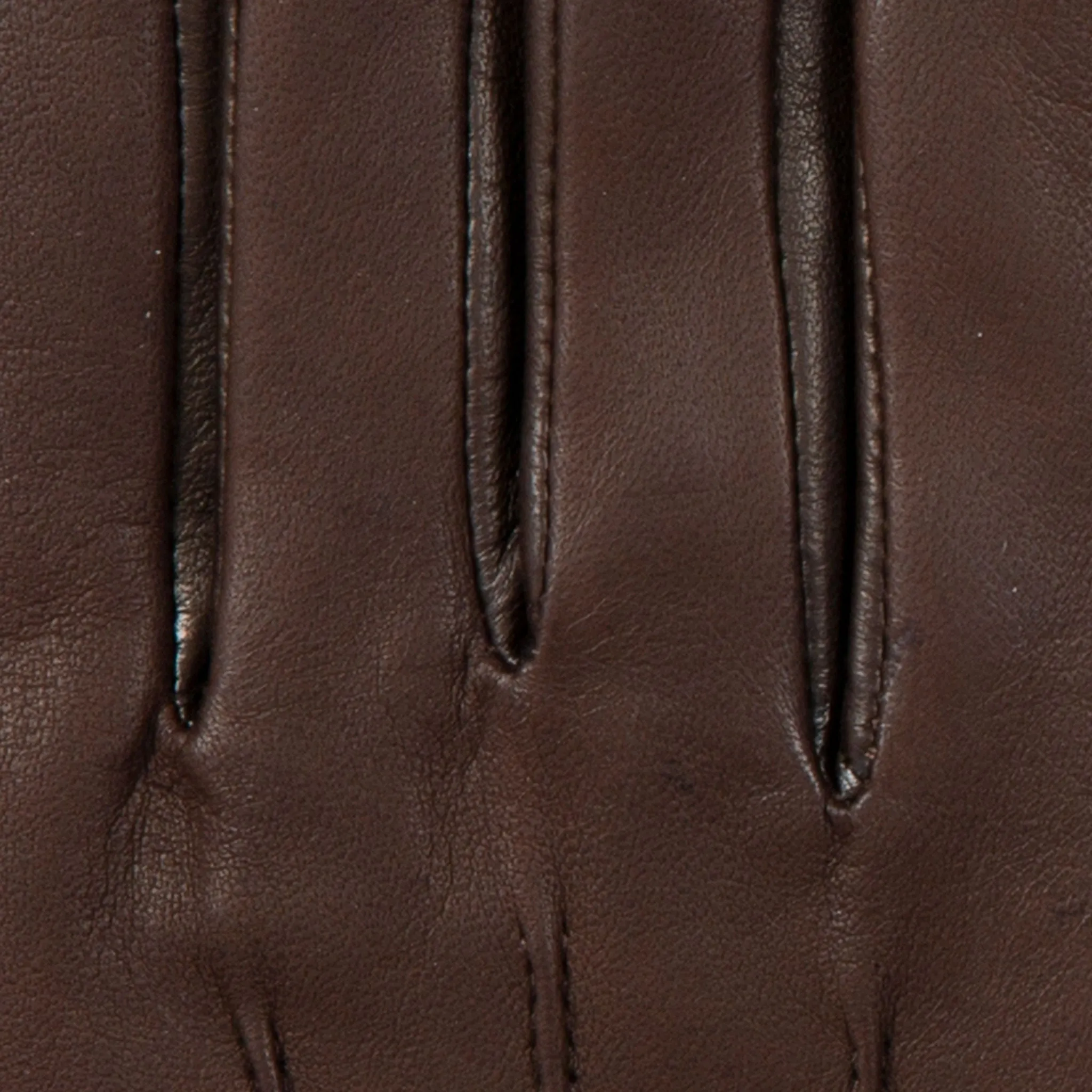 Women's Three-Point Cashmere-Lined Leather Gloves