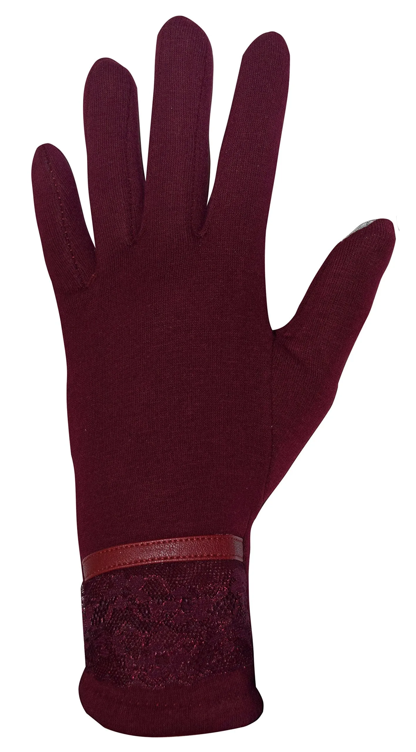 Womens Touch Screen Fleece Lined Assorted Winter Warm Gloves