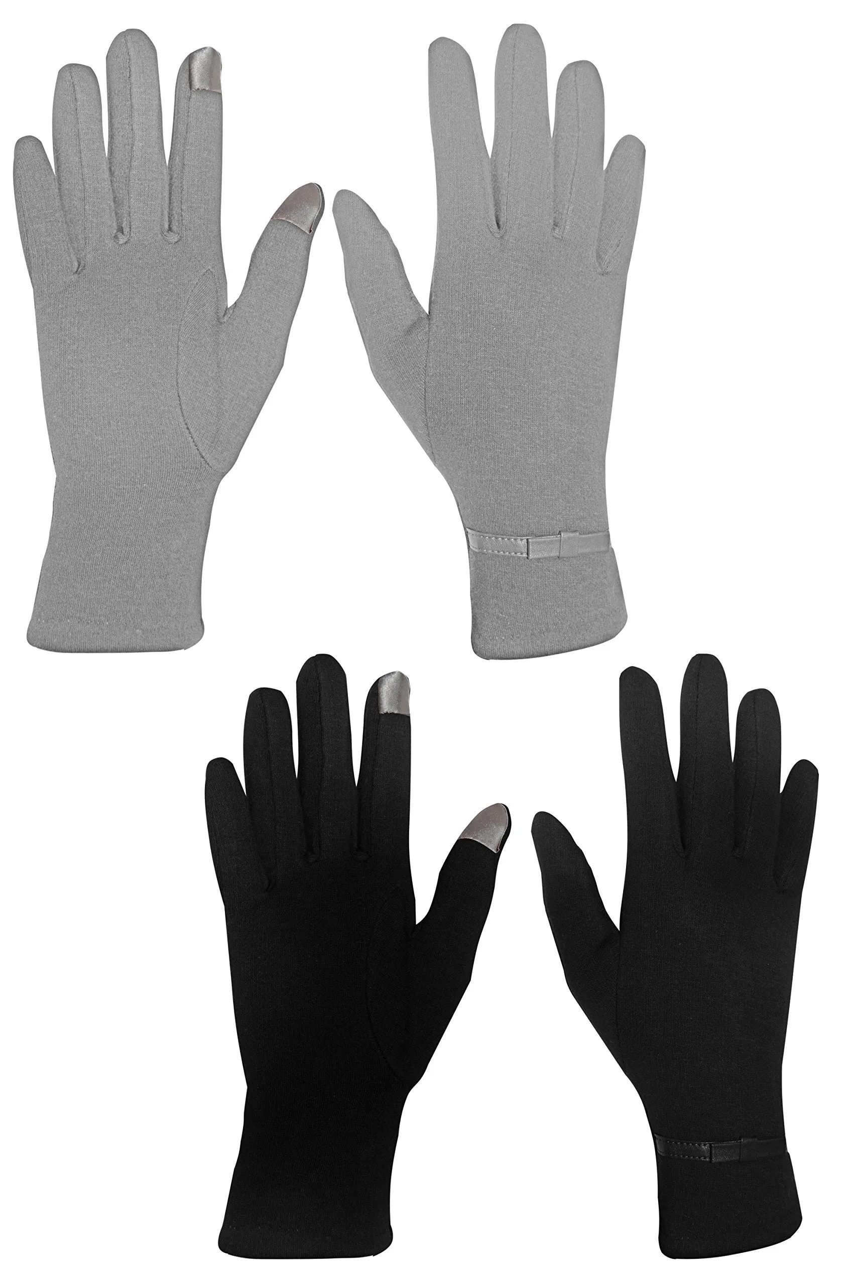 Womens Touch Screen Fleece Lined Assorted Winter Warm Gloves