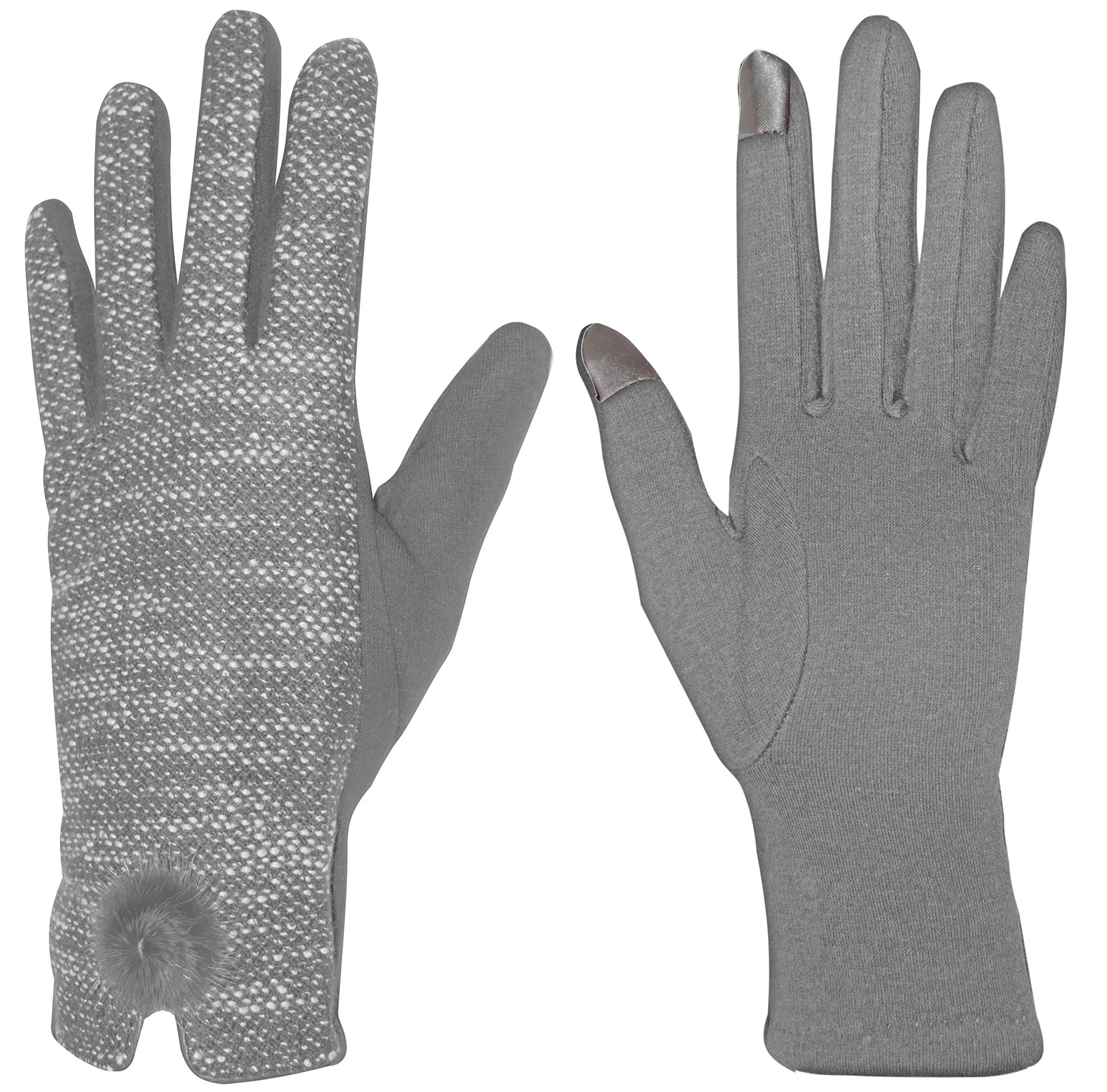 Womens Touch Screen Fleece Lined Assorted Winter Warm Gloves